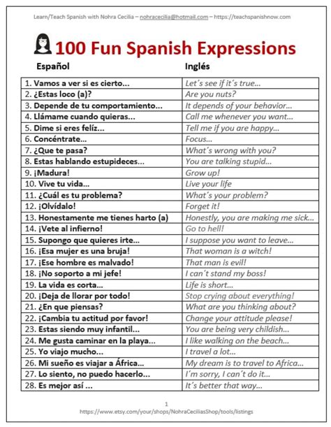 funny english words to say in spanish